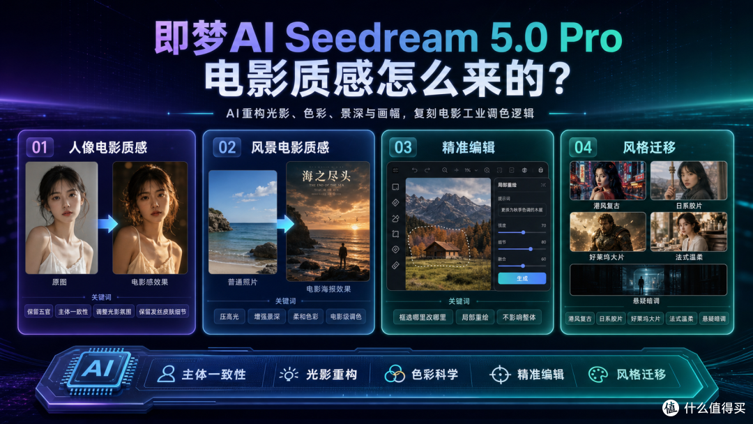 2026年电影式修图工具推荐：相册里吃灰的原图，一键修出电影质感