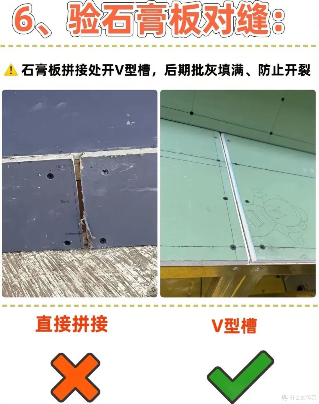 木工验收这12处细节：但凡少做一条，两年以后吊顶必裂，钉帽必锈