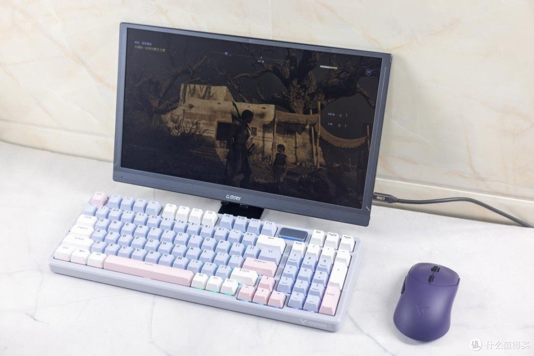优秀手感+强悍性能,最强键鼠续航套装雷柏V700DIY-98+VT9 MAX体验
