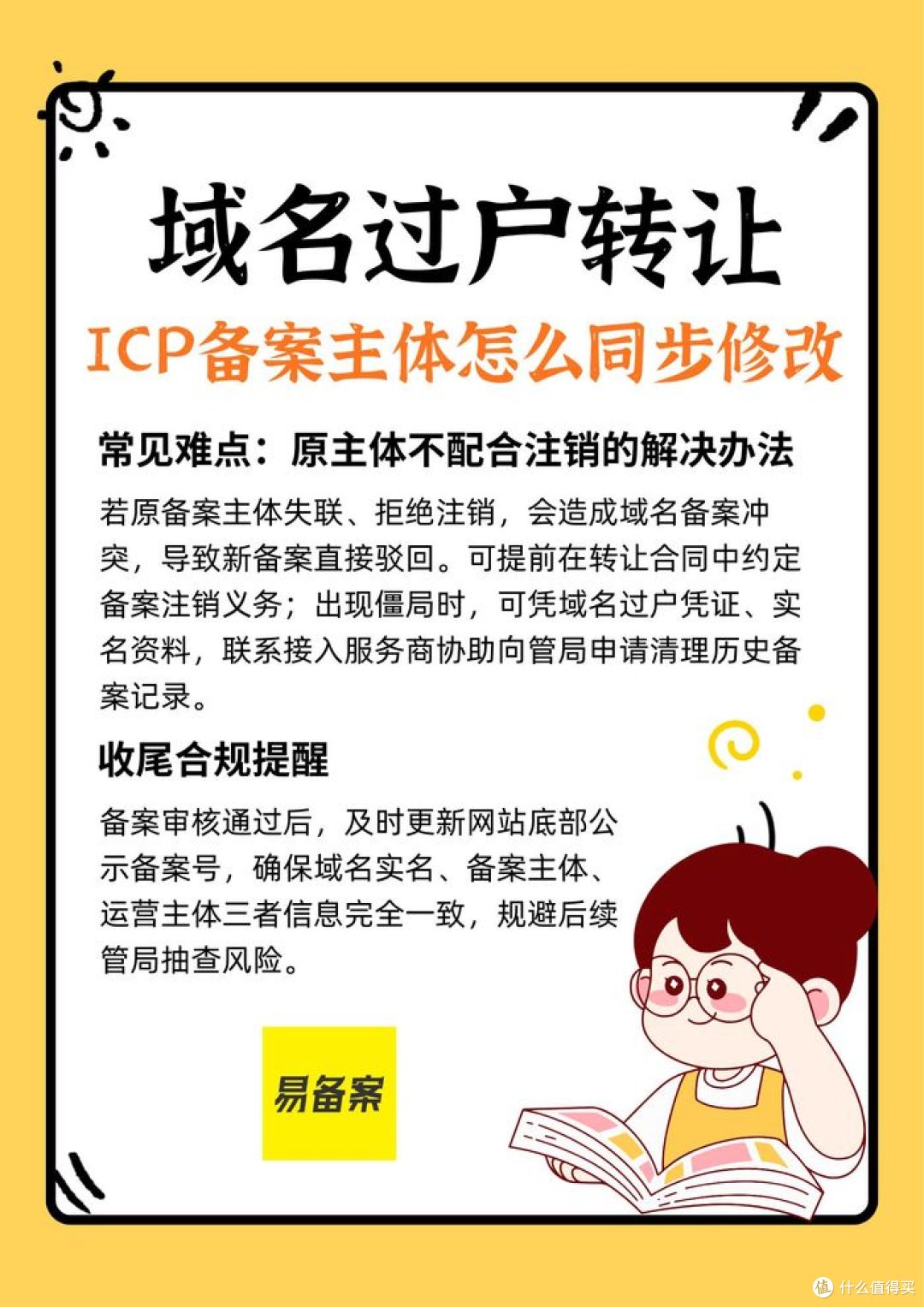域名过户转让，ICP备案主体怎么同步修改