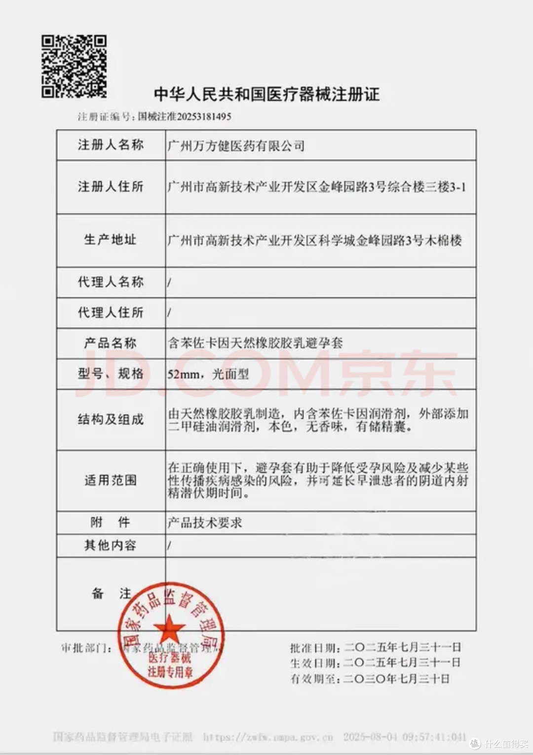 读懂赤尾003的安全套参数