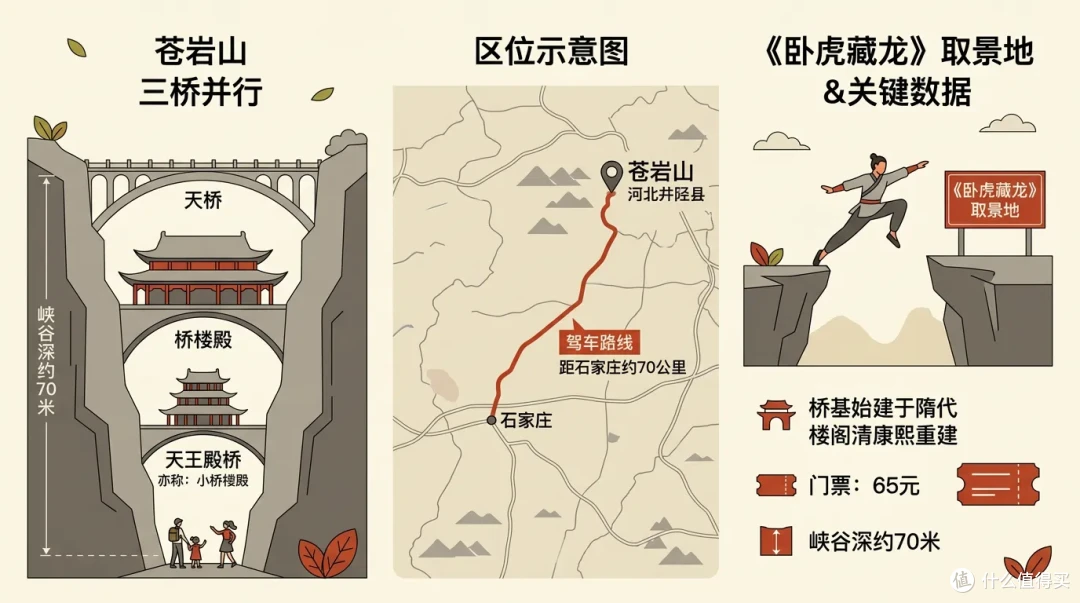 《卧虎藏龙》的取景地，原来藏在河北这座深谷悬崖上的桥阁里？