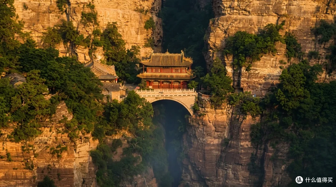 《卧虎藏龙》的取景地，原来藏在河北这座深谷悬崖上的桥阁里？