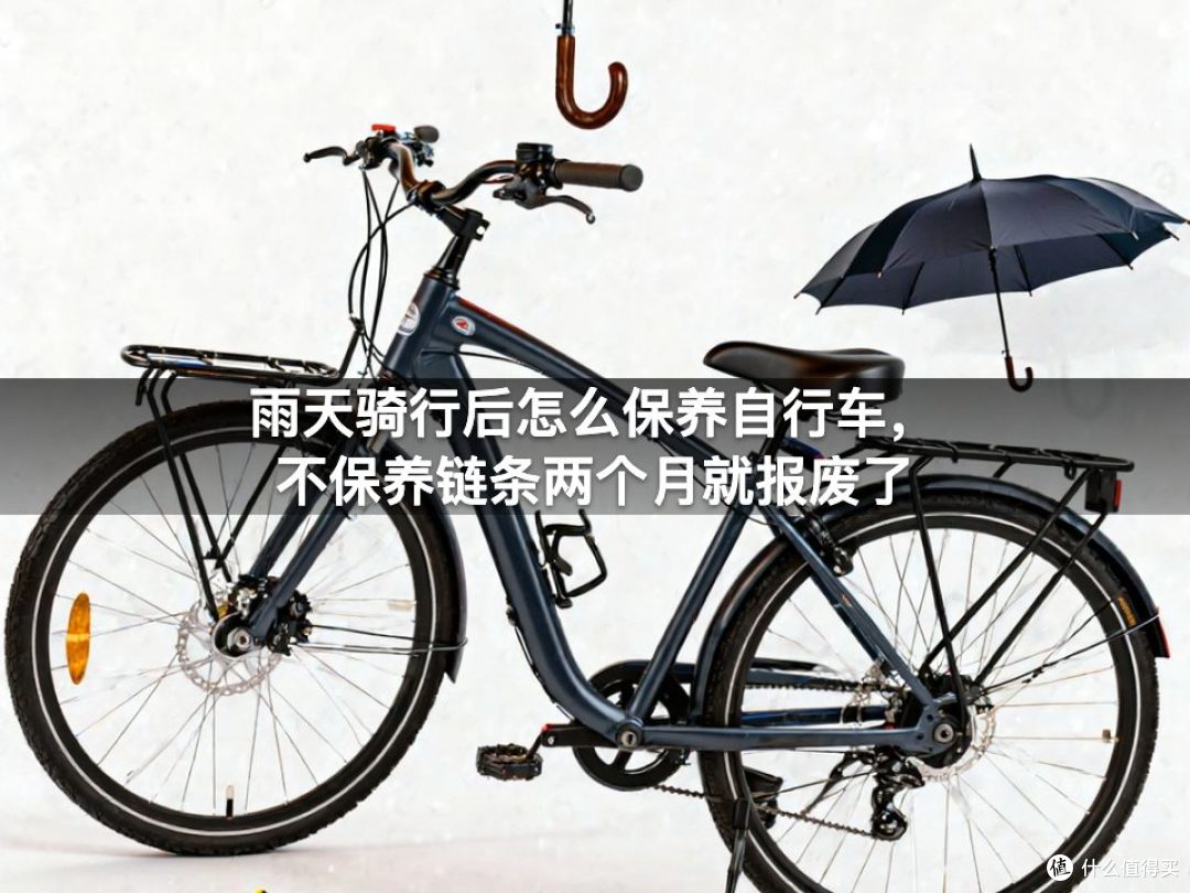 雨天骑行后怎么保养自行车，不保养链条两个月就报废了