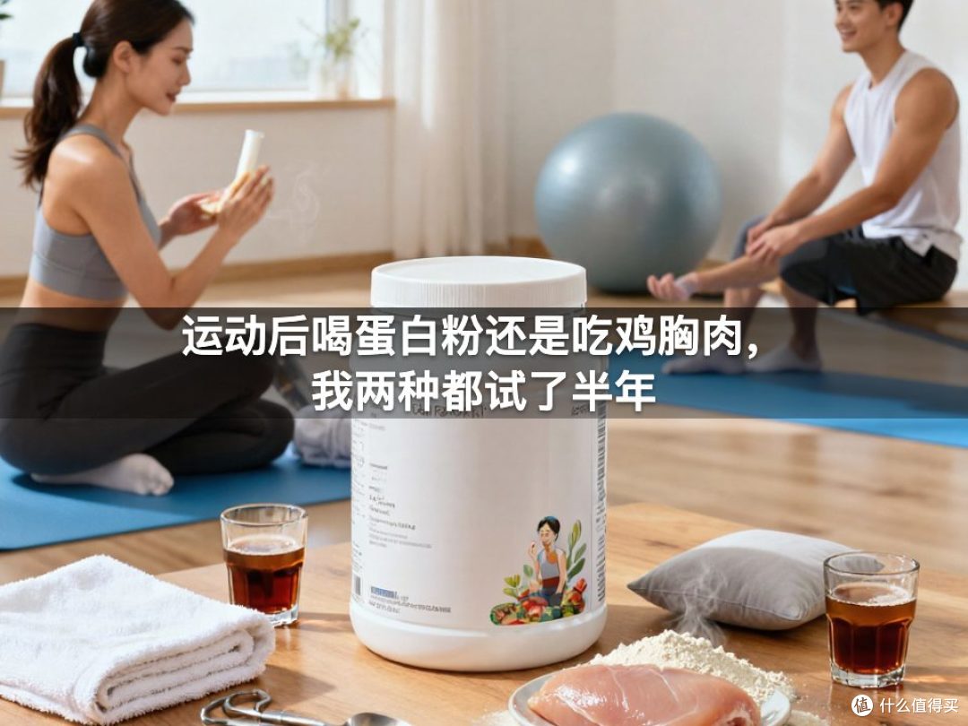 运动后喝蛋白粉还是吃鸡胸肉，我两种都试了半年