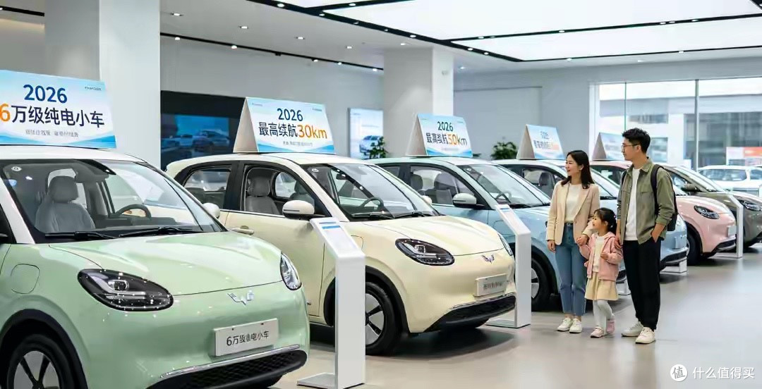 6万价位电车怎么选？2026八款纯电小车，最高续航530km