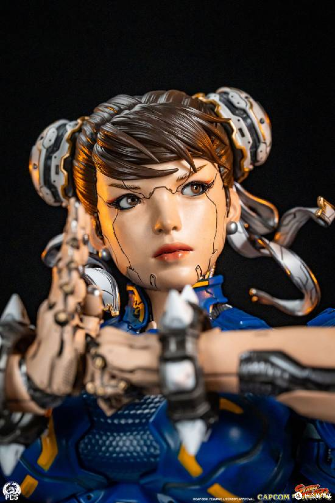 PCS推出机械风春丽雕像：当格斗女王变身科幻战士