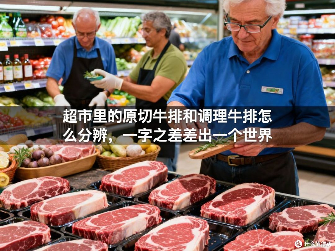 超市里的原切牛排和调理牛排怎么分辨,一字之差差出一个世界