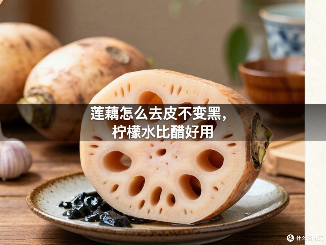 莲藕怎么去皮不变黑,柠檬水比醋好用