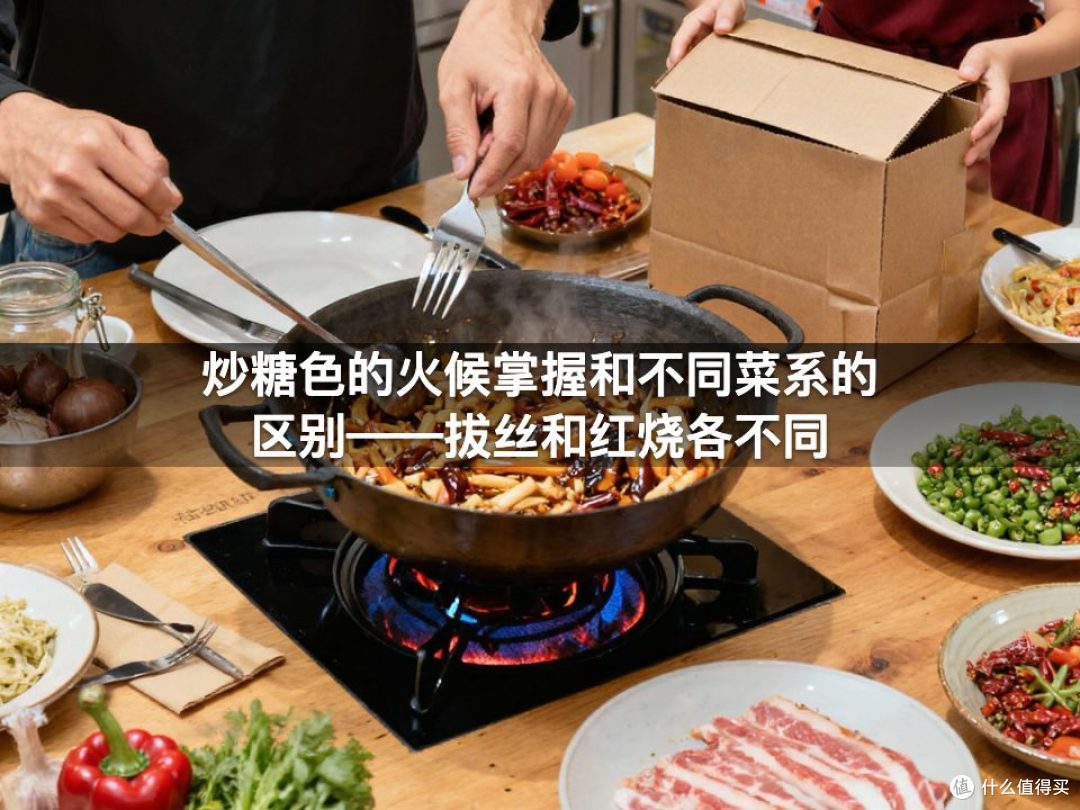 炒糖色的火候掌握和不同菜系的区别——拔丝和红烧各不同
