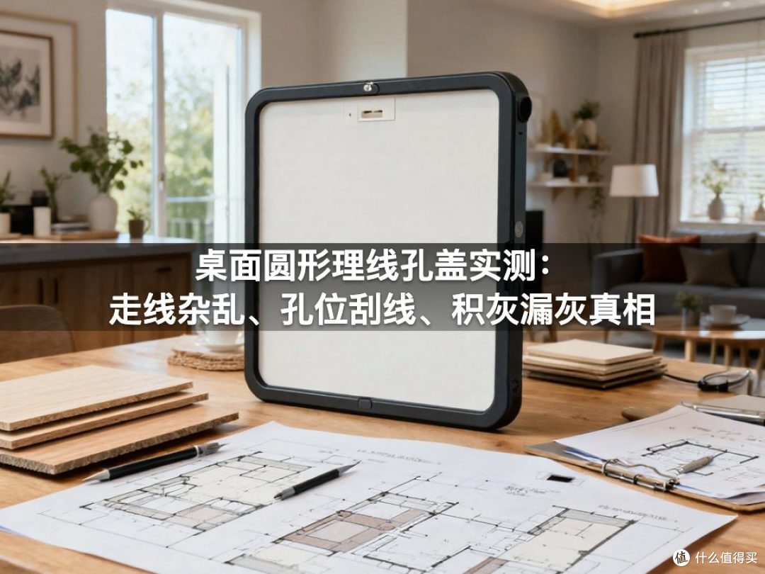 桌面圆形理线孔盖实测：走线杂乱、孔位刮线、积灰漏灰真相