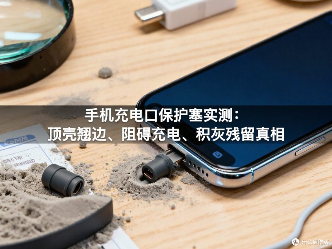 手机充电口保护塞实测：顶壳翘边、阻碍充电、积灰残留真相