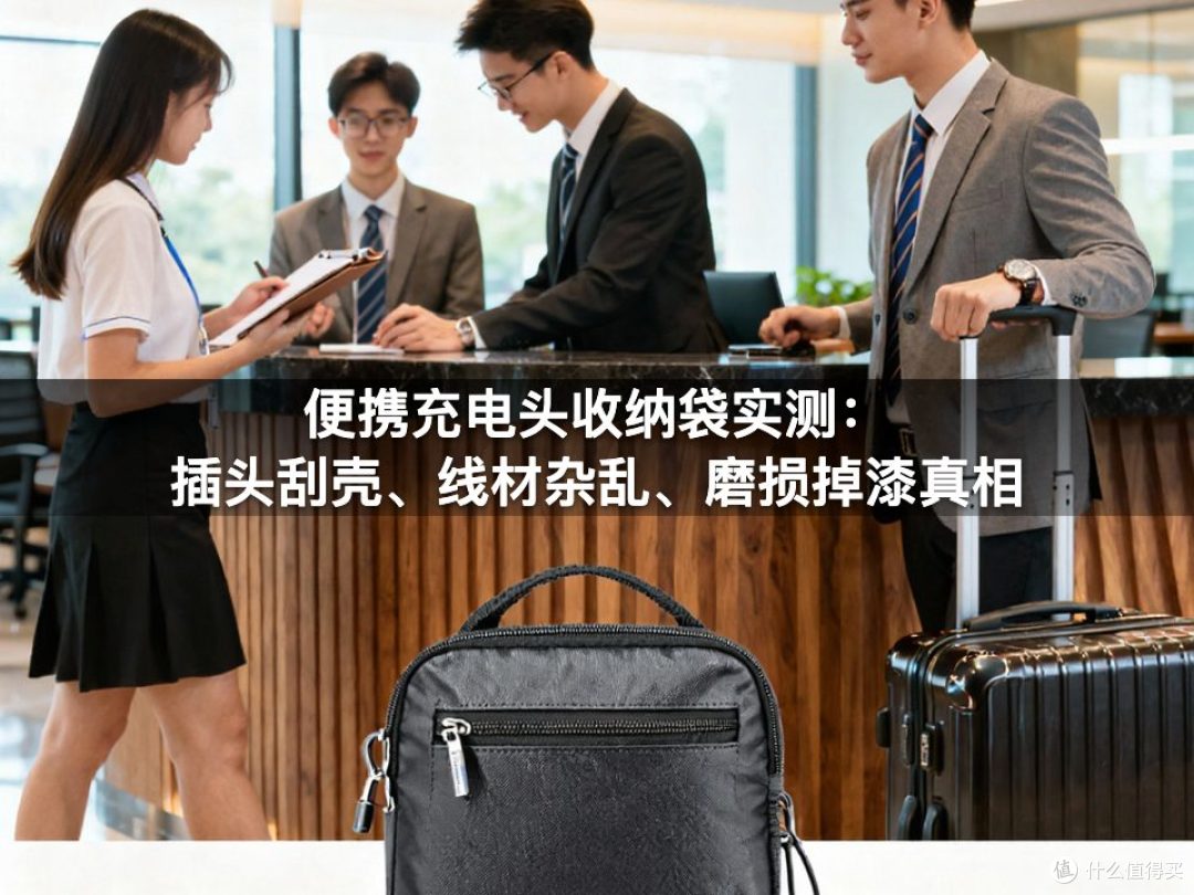 便携充电头收纳袋实测：插头刮壳、线材杂乱、磨损掉漆真相