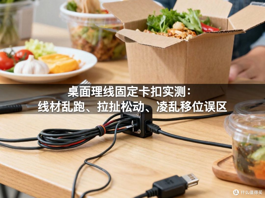 桌面理线固定卡扣实测:线材乱跑、拉扯松动、凌乱移位误区
