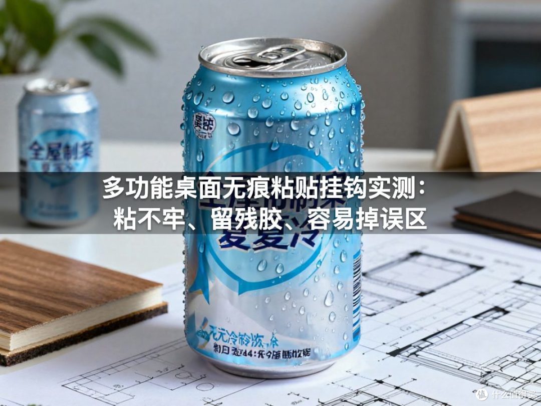 多功能桌面无痕粘贴挂钩实测:粘不牢、留残胶、容易掉误区