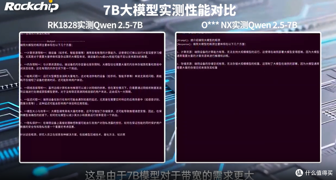 端侧 7B 大模型实测 100 TPS RK3588 + RK1828 双模组 AI算力盒子