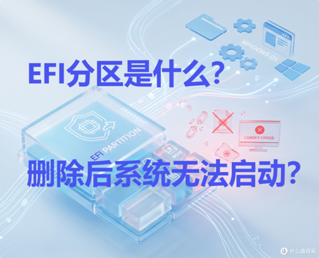 电脑里的EFI分区是什么?删除后为什么Windows无法启动?