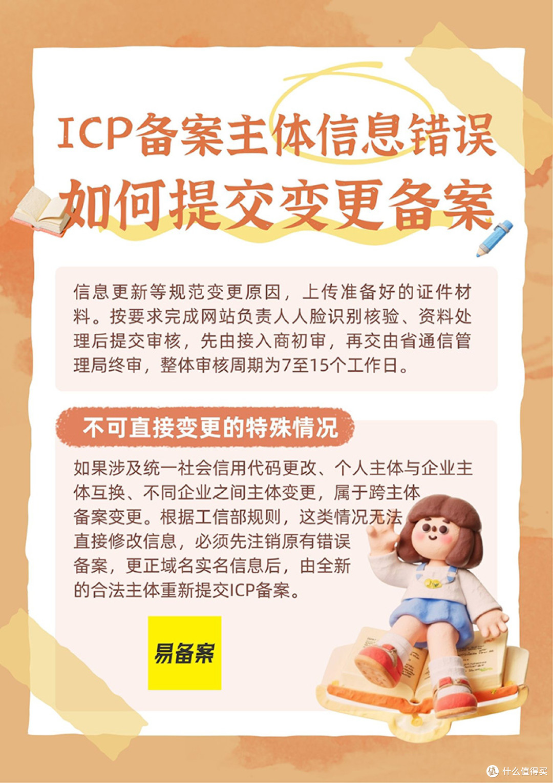 ICP备案主体信息错误，如何提交变更备案