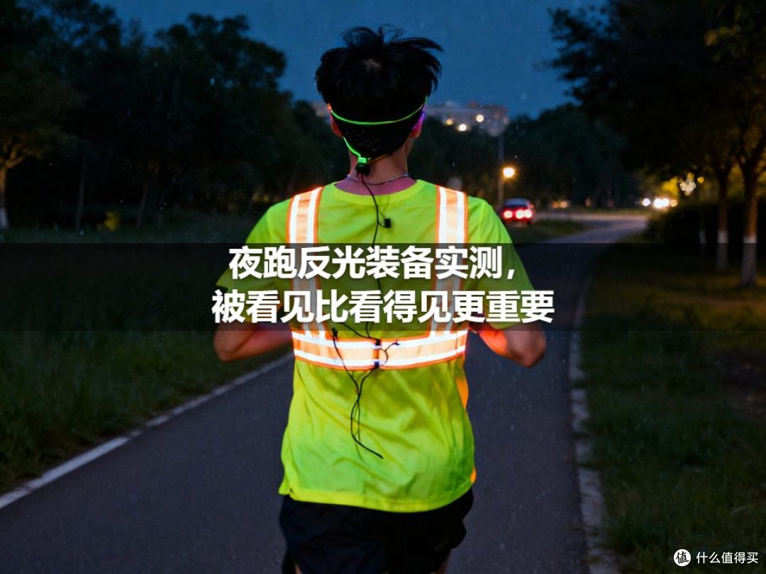 夜跑反光装备实测，被看见比看得见更重要