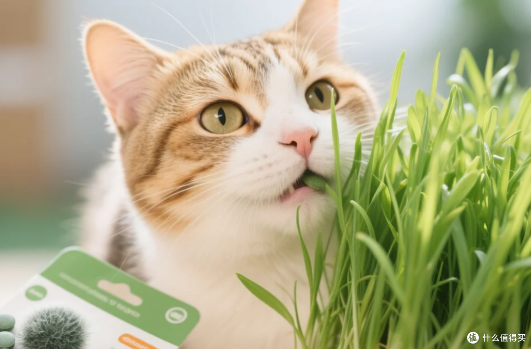 猫咪草片能催吐毛球，原理和直接吃草有差异吗？