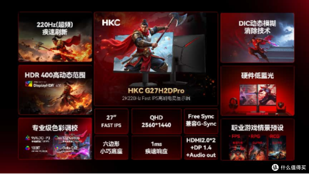 27英寸2K显示器热门榜 HKC两款200Hz高刷机型选购指南