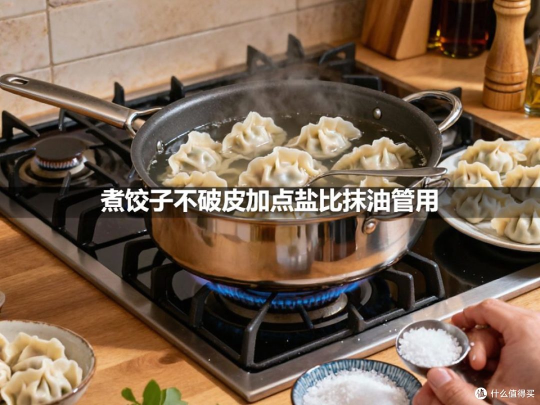 煮饺子不破皮加点盐比抹油管用