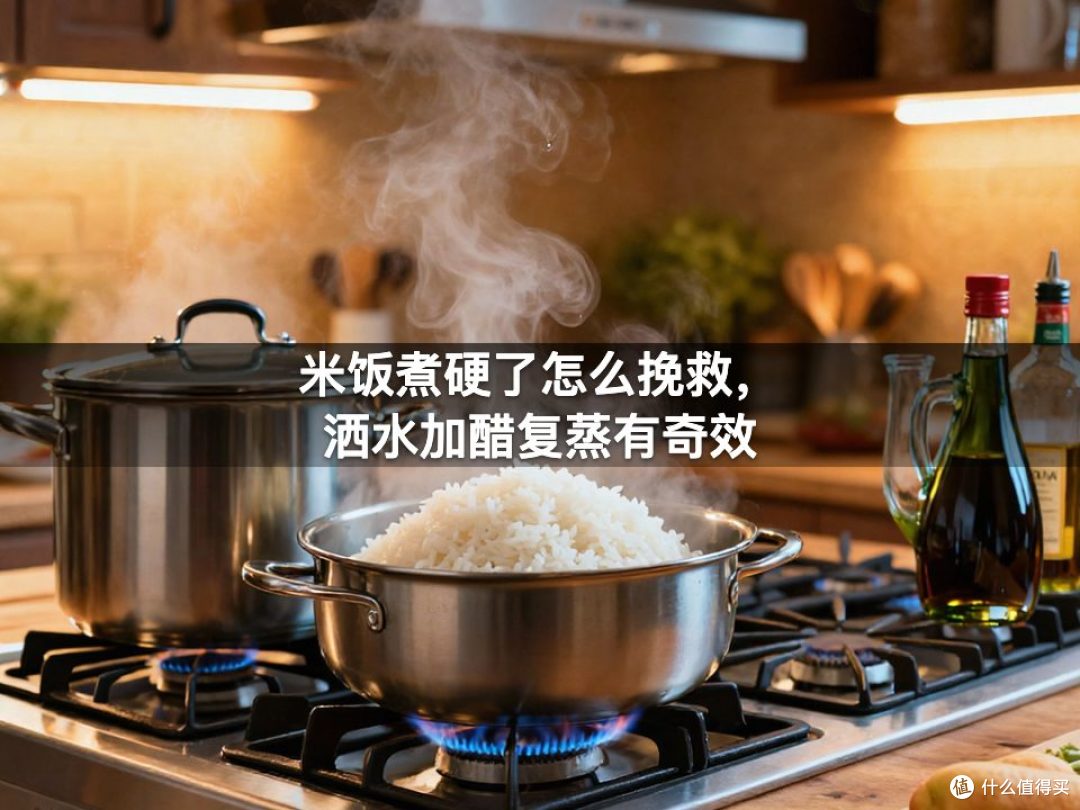 米饭煮硬了怎么挽救,洒水加醋复蒸有奇效