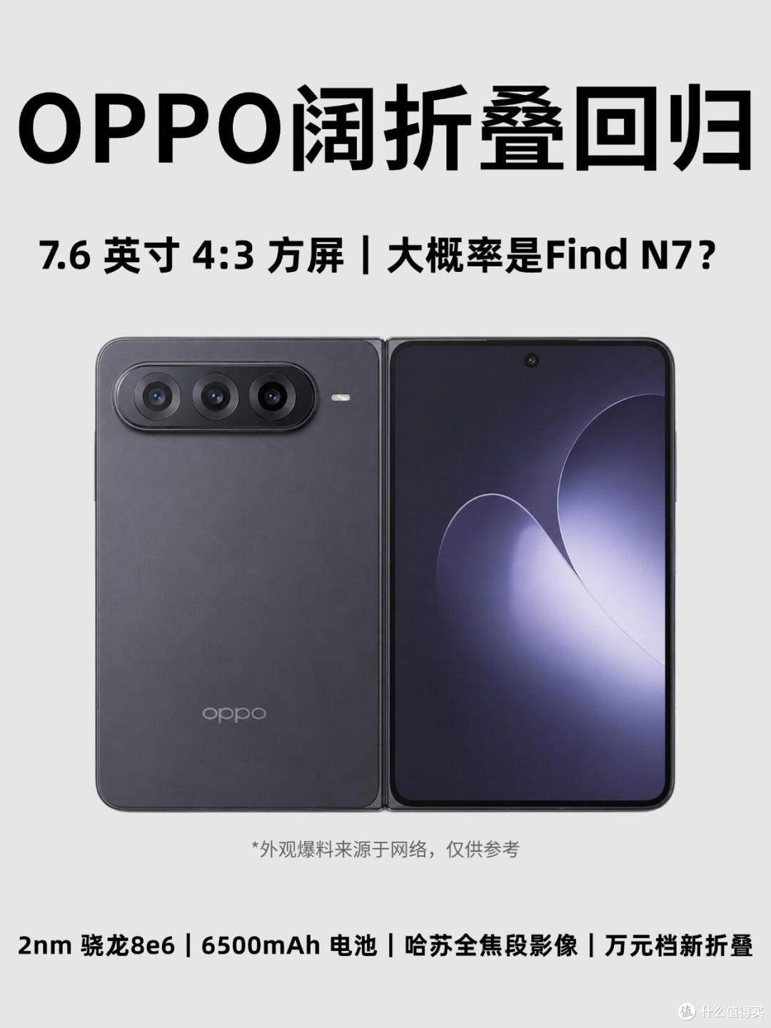 OPPO阔折叠回归|疑似Find N7爆料汇总