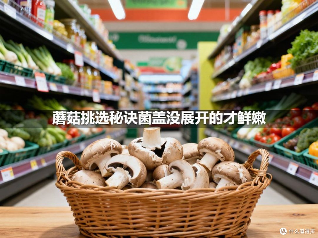 蘑菇挑选秘诀菌盖没展开的才鲜嫩