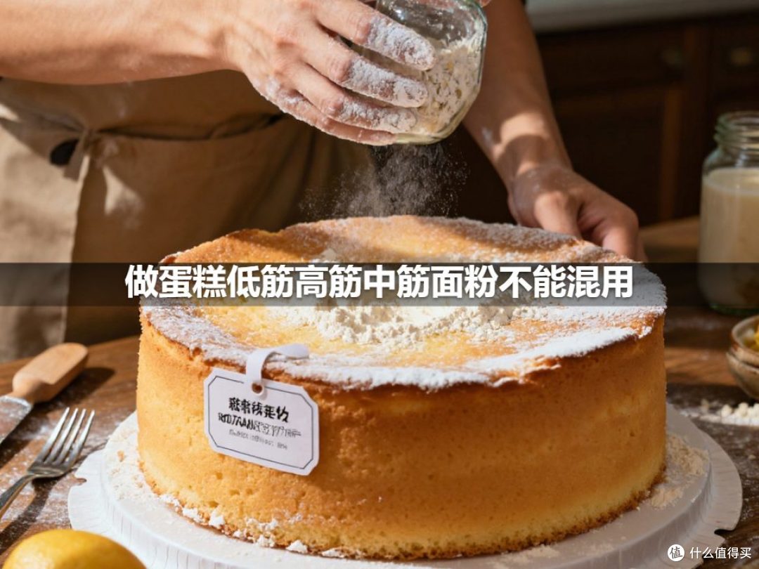 做蛋糕低筋高筋中筋面粉不能混用