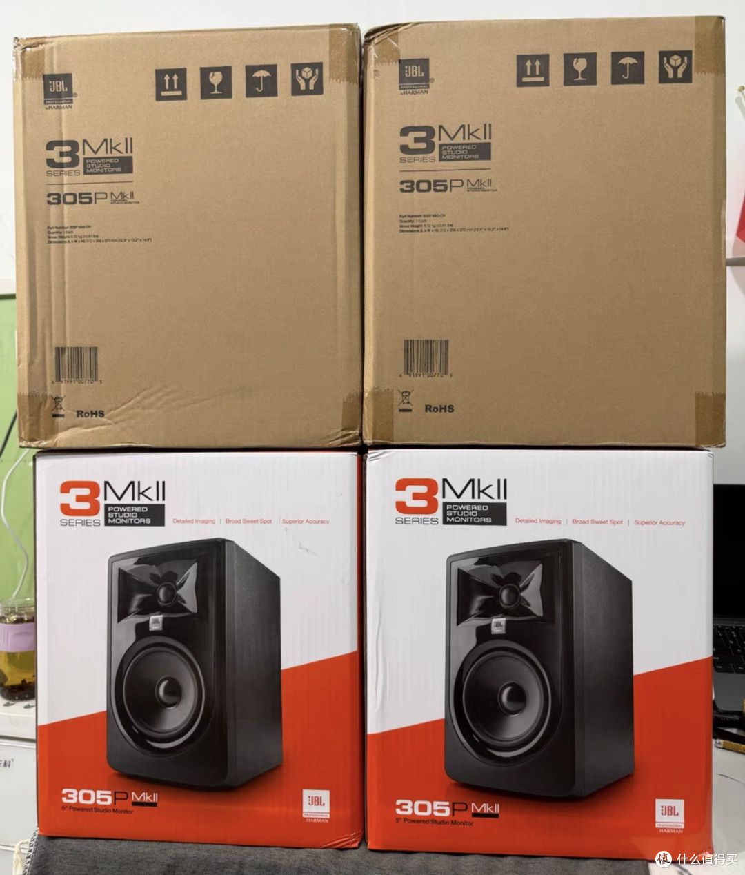 闲鱼大量涌入日行JBL 305P,全新未拆封仅1230块,录音棚级别声准