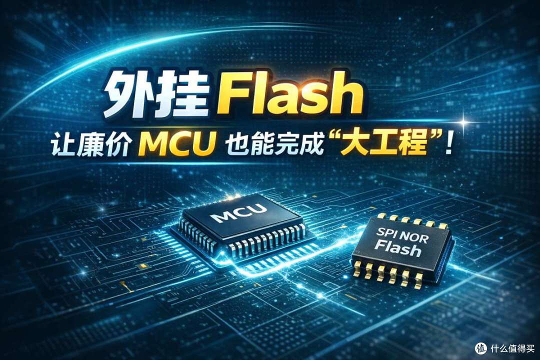 外挂Flash,让廉价MCU也能完成“大工程”
