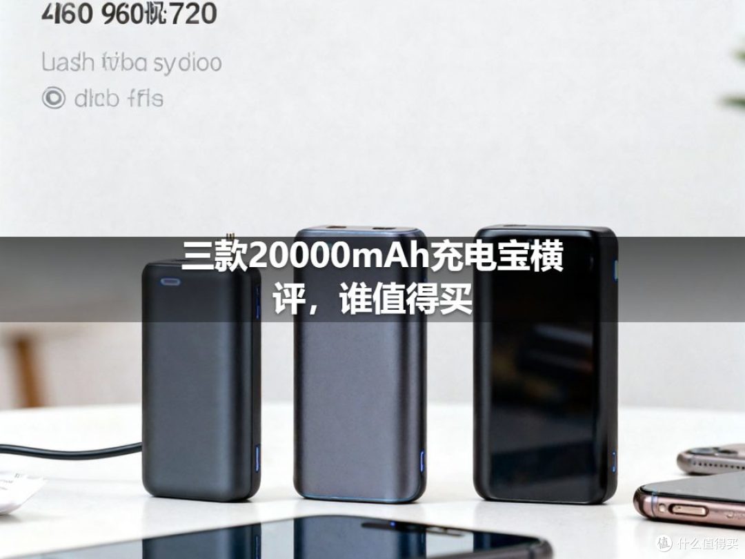 三款20000mAh充电宝横评,谁值得买
