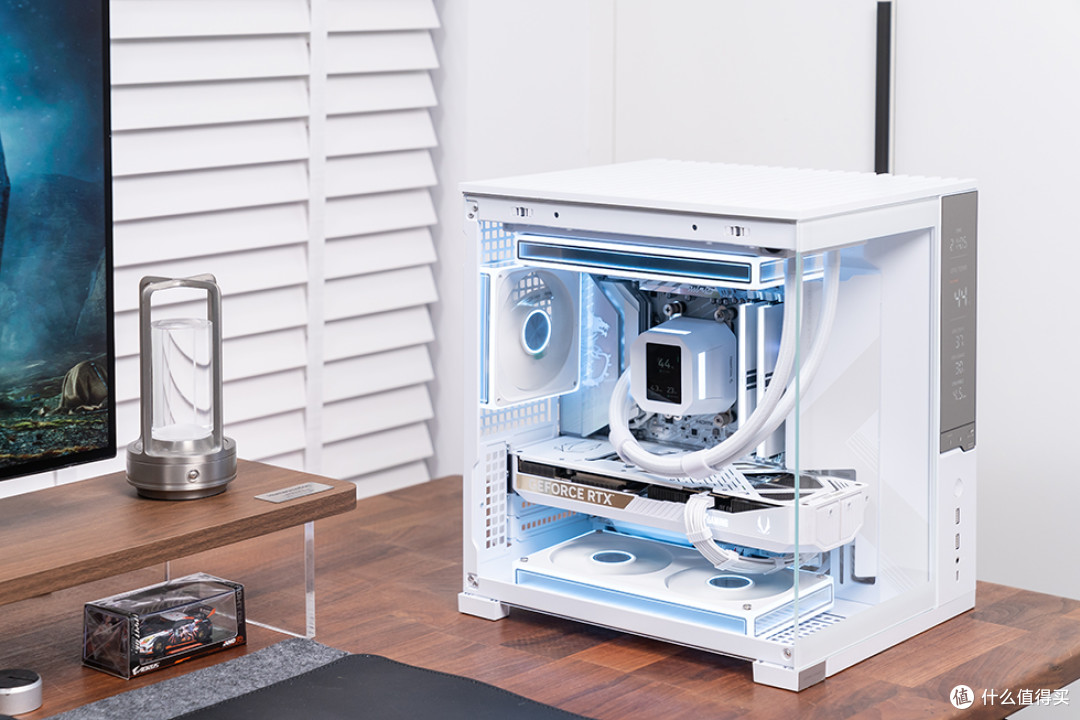 精致数显海景MATX主机,乔思伯 D34 装机展示