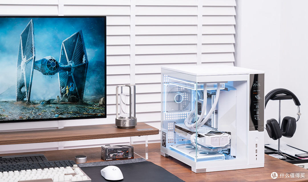 精致数显海景MATX主机,乔思伯 D34 装机展示