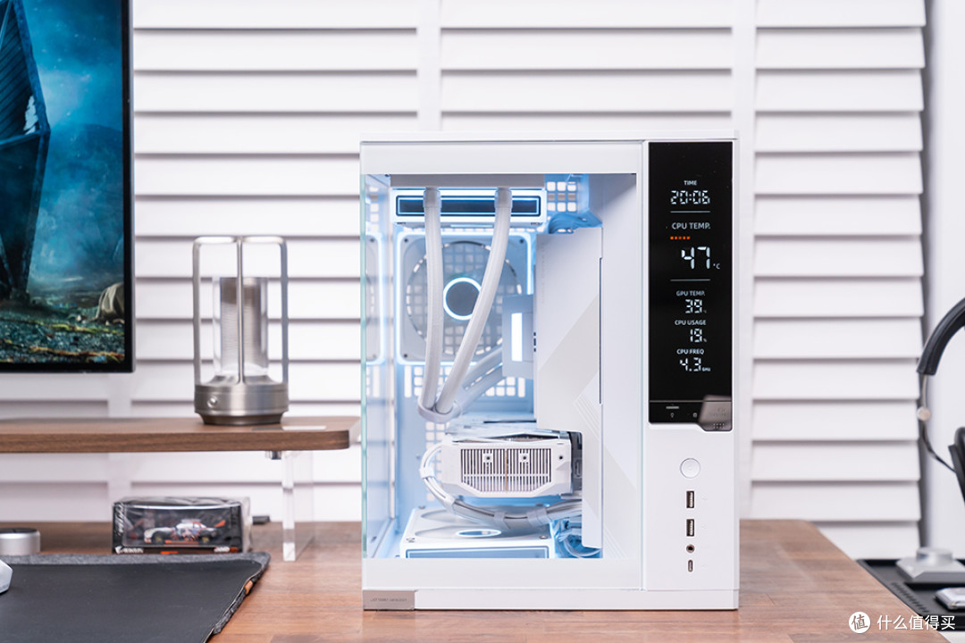 精致数显海景MATX主机,乔思伯 D34 装机展示