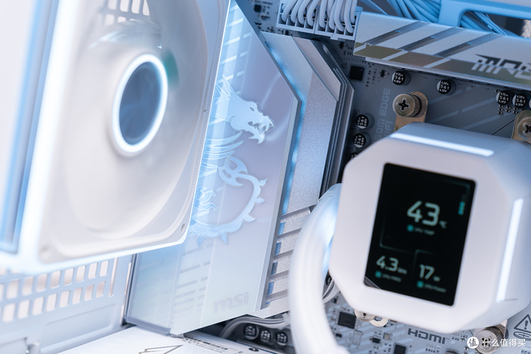 精致数显海景MATX主机,乔思伯 D34 装机展示