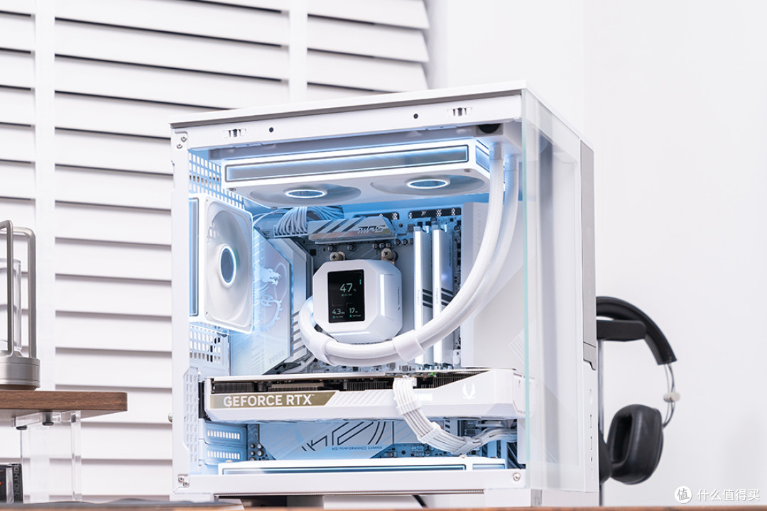 精致数显海景MATX主机,乔思伯 D34 装机展示