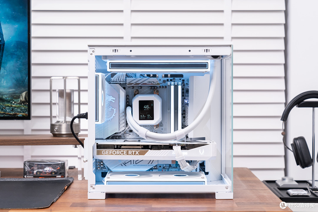 精致数显海景MATX主机,乔思伯 D34 装机展示