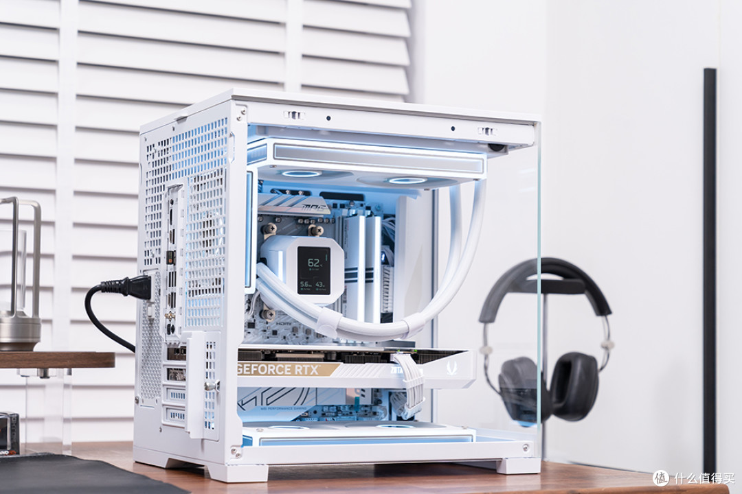 精致数显海景MATX主机,乔思伯 D34 装机展示
