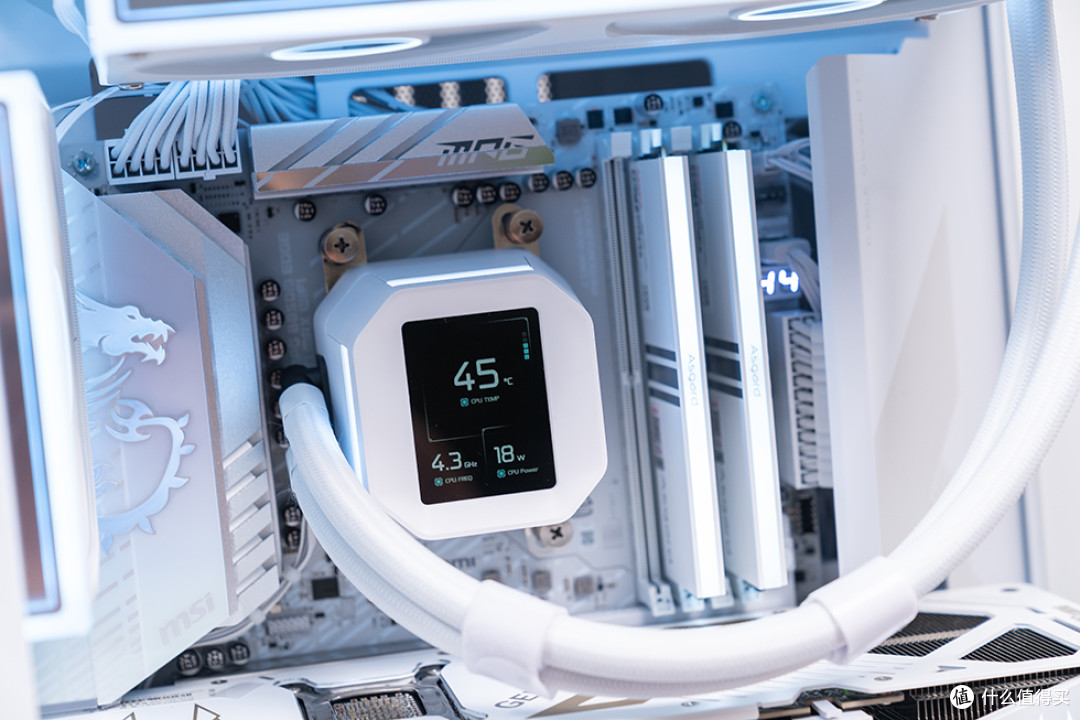 精致数显海景MATX主机,乔思伯 D34 装机展示