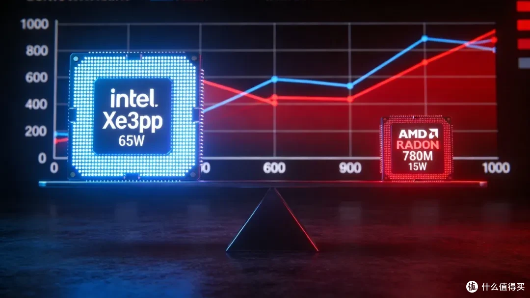 Intel Xe3P vs AMD 780M能效对比