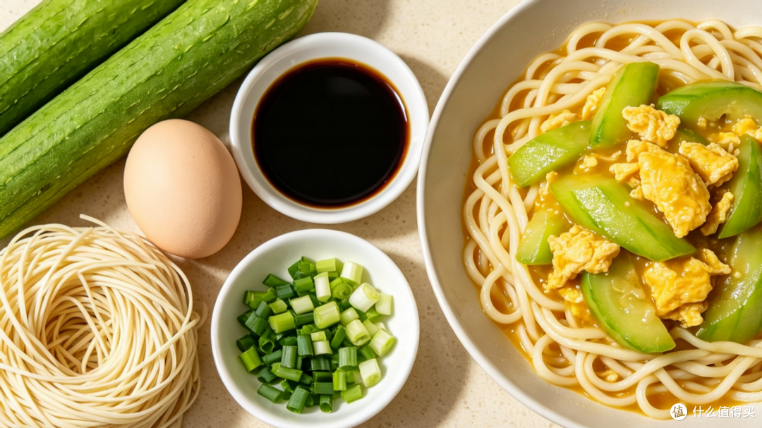 夏天拌面就选这款,丝瓜卤鲜爽入味,不油不腻全家爱