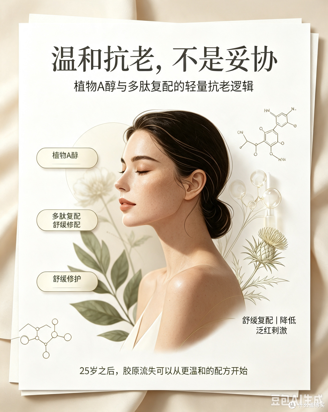 新手怕刺激又想紧致?几款植物抗老精华的温和配方参考