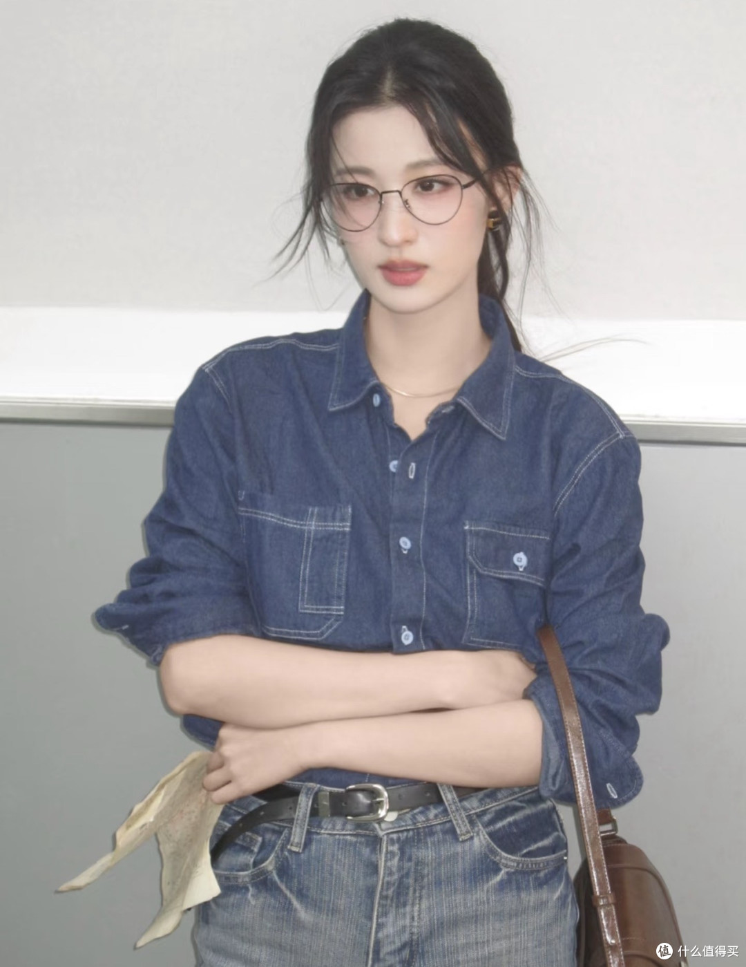 王楚然700度上热搜?扒一扒她平时的眼镜风格,选对框才是正经事
