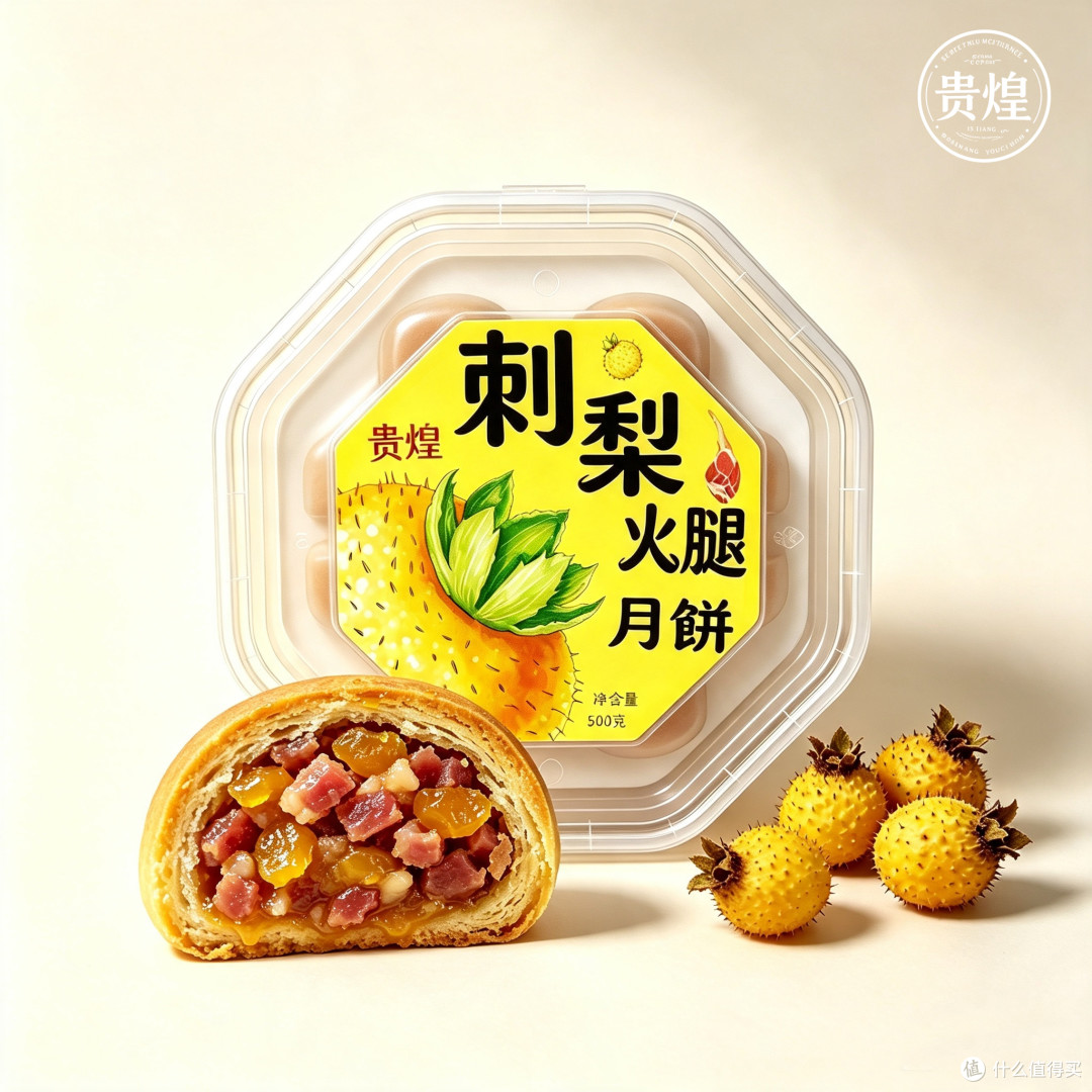 贵煌刺梨火腿月饼
