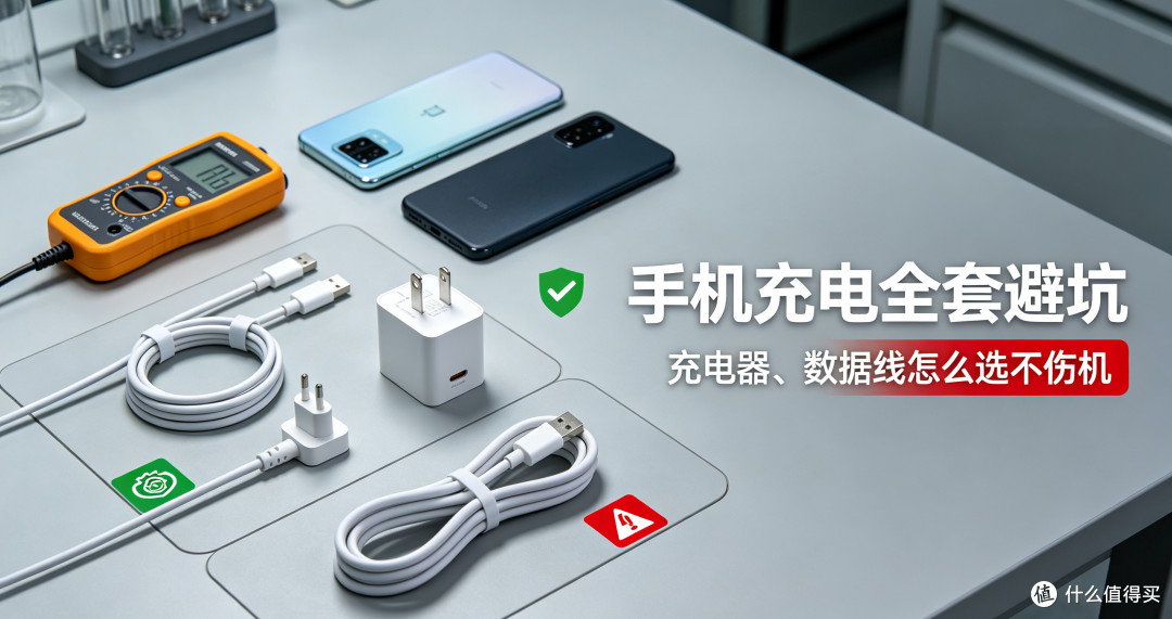 手机充电全套避坑：充电器、数据线怎么选不伤机