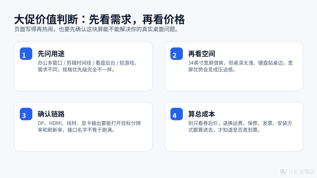 8月买显示器,别只被低价牵着走