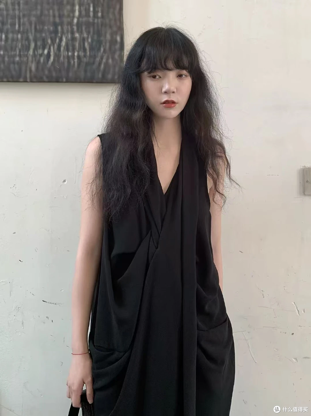 清冷气质天花板！藏海黑裙显瘦又高级🖤