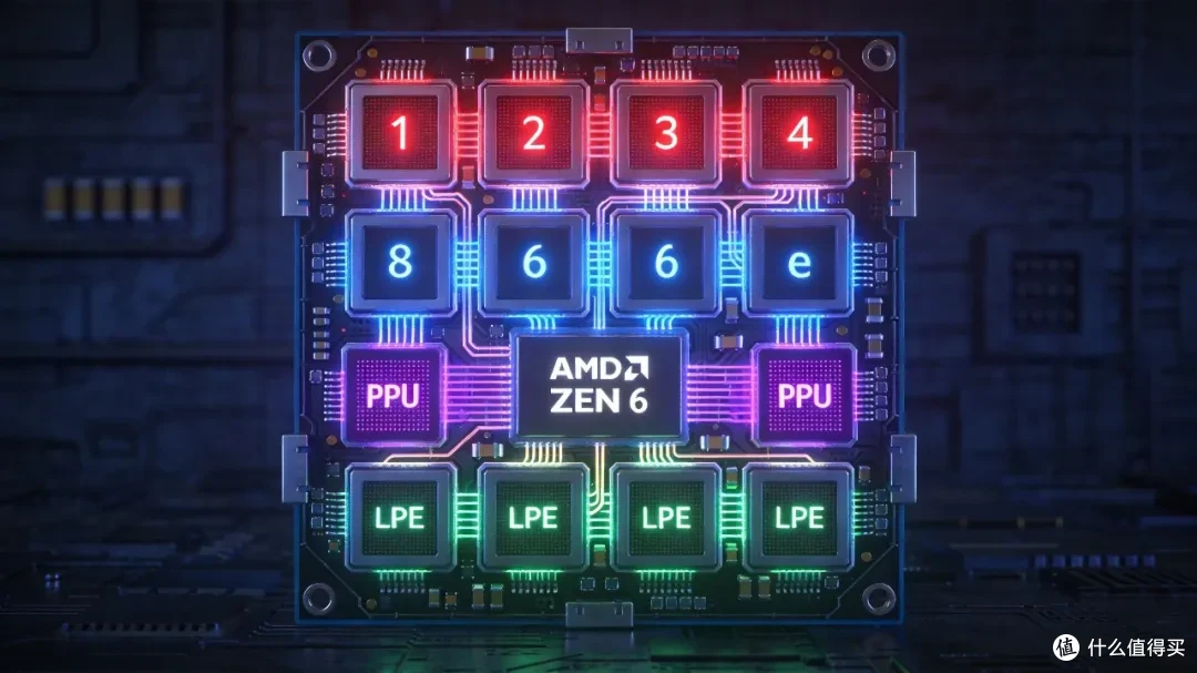 Zen 6处理器四层核心架构